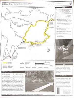 Old Rag Summit Map